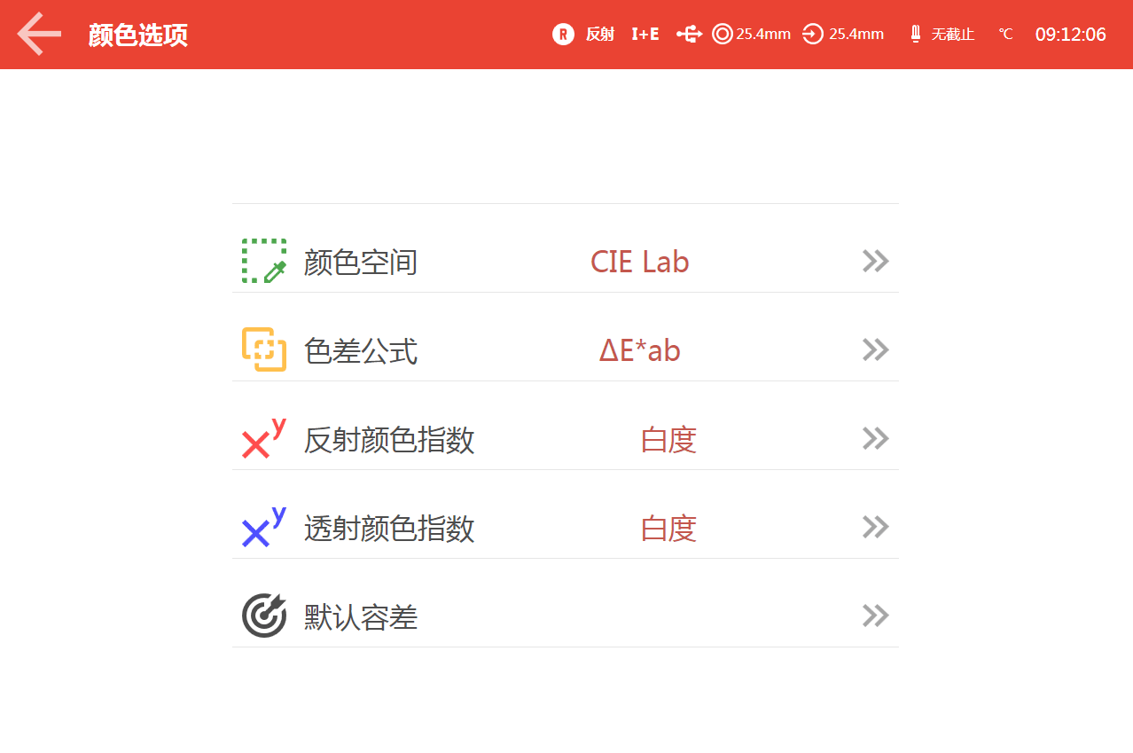 色度指標豐(feng) 富