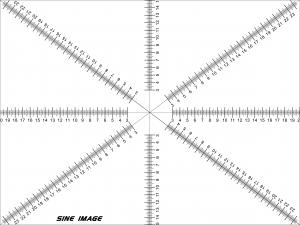 刻度型視場角FOV測試卡