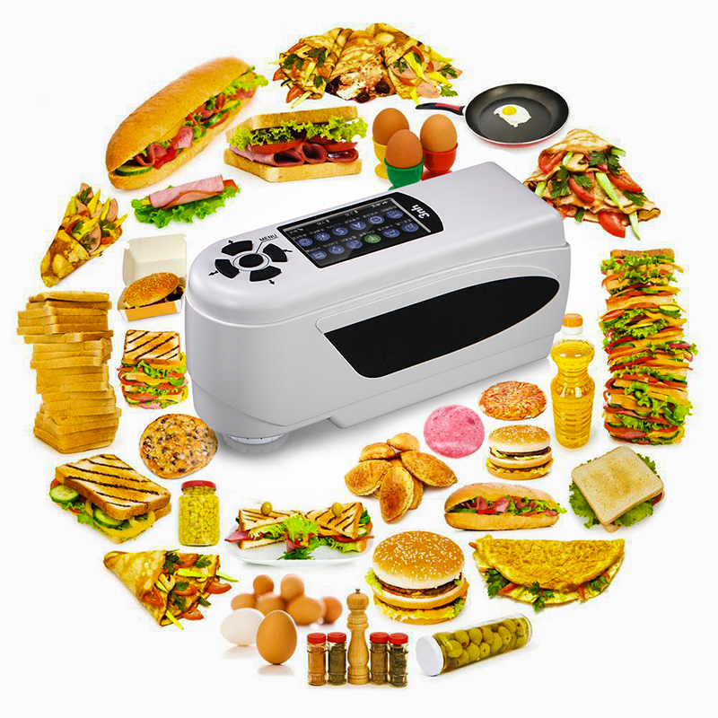 色差儀(yi) 測量食品顏色